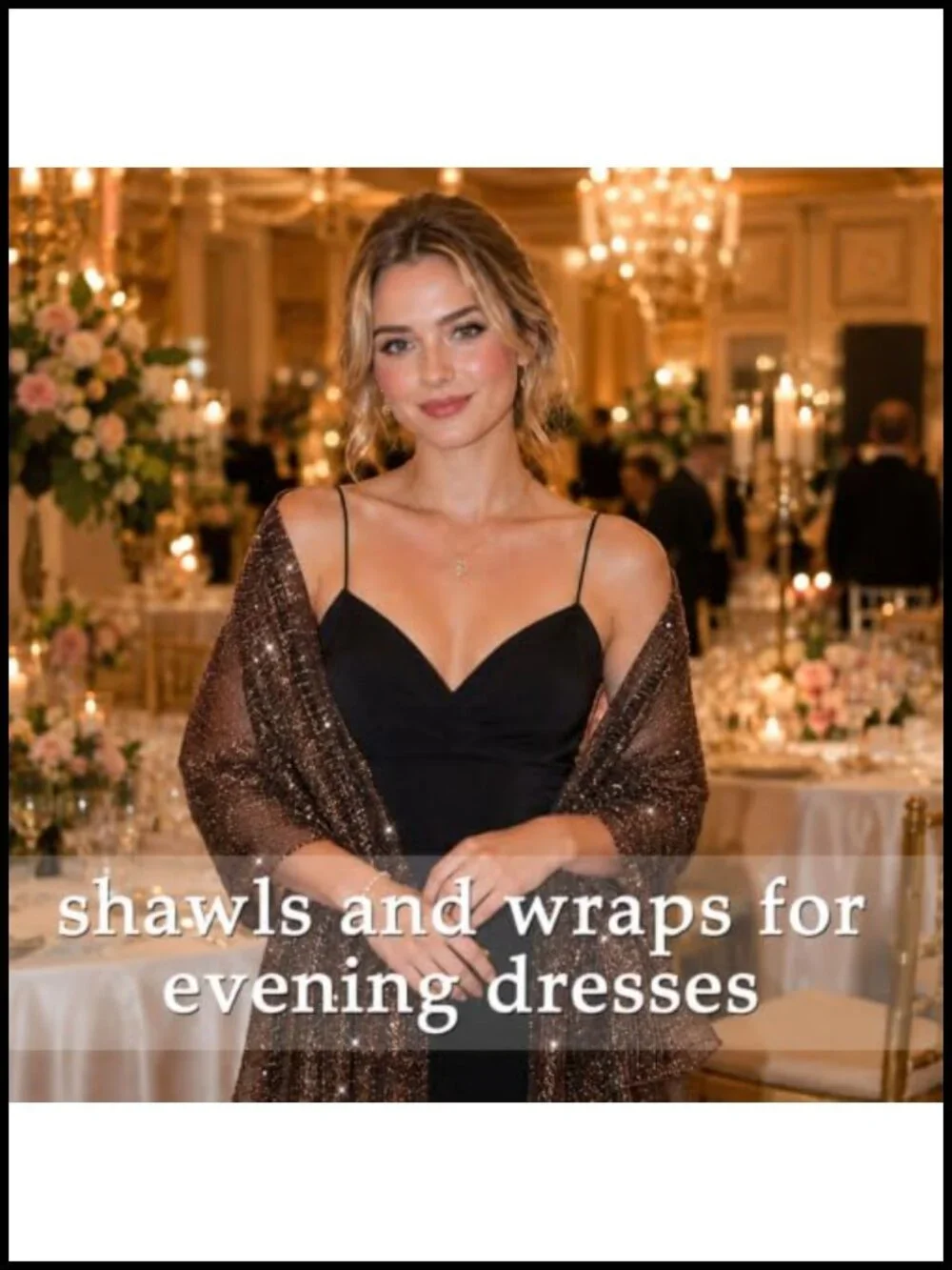 Sparkly Sequin Shawl Wrap Scarf for Women Evening Dress Head Neck Scarf